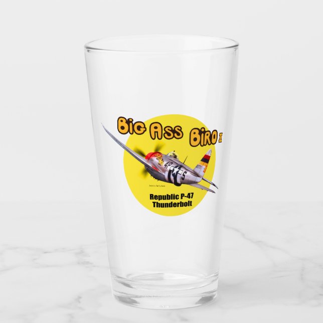 "P-47 Thunderbolt" Glas (Vorderseite)