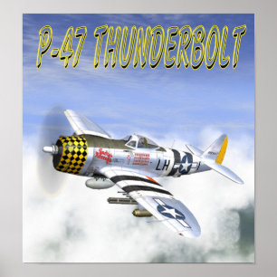P-47 THUNDERBOLT POSTER