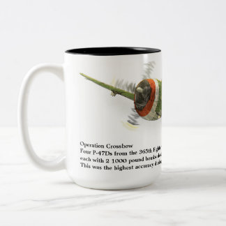 P-47D Thunderbolb Zweifarbige Tasse
