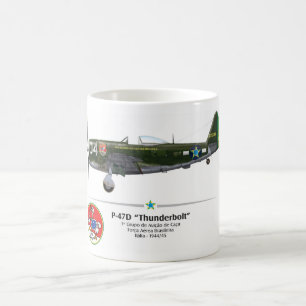 P-47D Thunderbolt FAB - 1ºGavCa,- setzt sich der Kaffeetasse