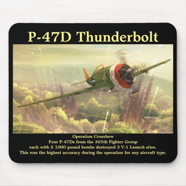 P-47D Thunderbolt Mousepad (Vorne)