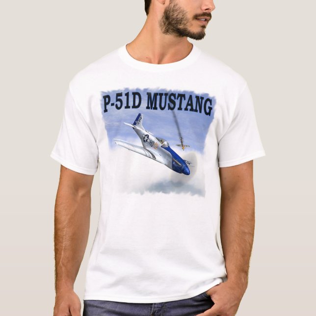 P-51 GEGEN BF109 T-Shirt (Vorderseite)