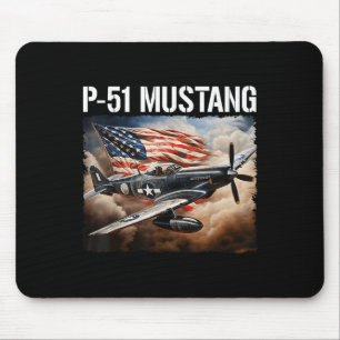 P-51 Mustang American Ww2 Kampfflugzeug P-51 Mu Mousepad