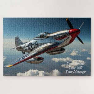 P-51 Mustang in Flight - Legend of the Skies Puzzle