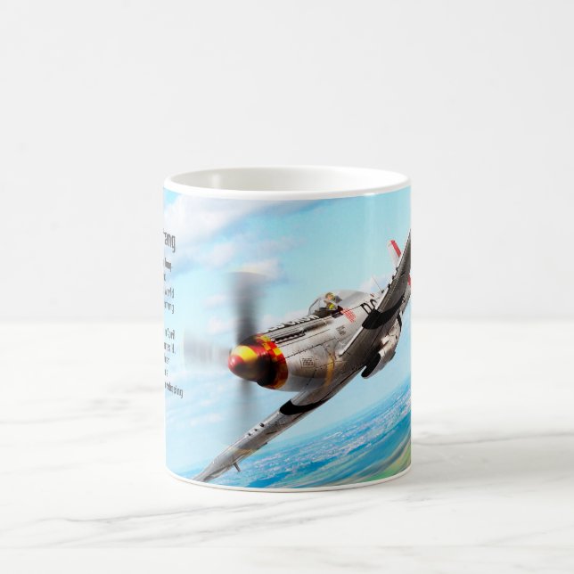 P-51 Mustang Kaffeetasse (Mittel)