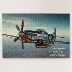 P-51 Mustang Künstler Eindruck Legend of the Skies Puzzle