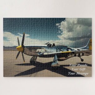 P-51 Mustang Künstler Eindruck Legend of the Skies Puzzle