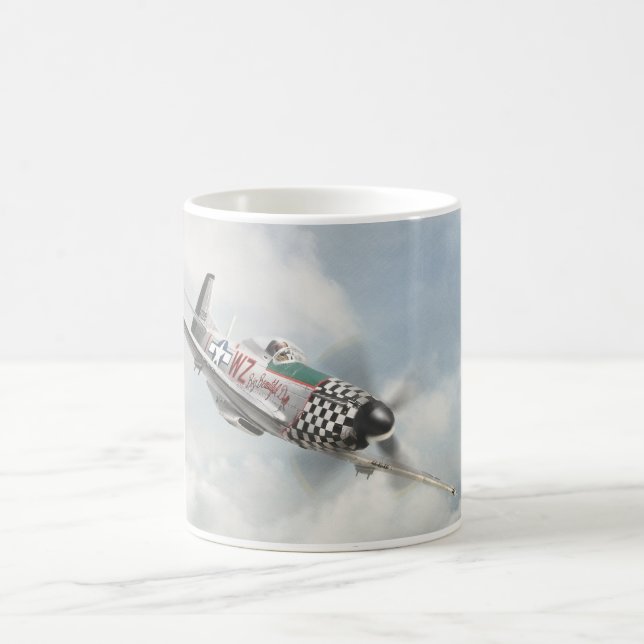 "P-51 Mustang"mug Tasse (Mittel)