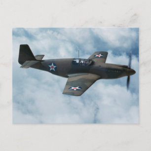 P-51 Mustang Postkarte