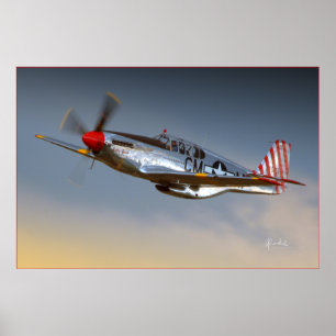 P-51C Mustang Poster