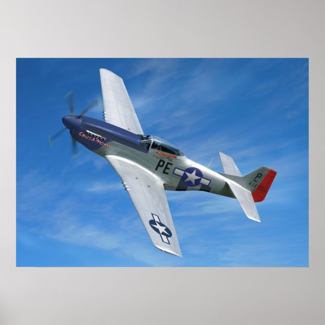 P-51D "Cripes A' Mighty" Poster (Vorne)