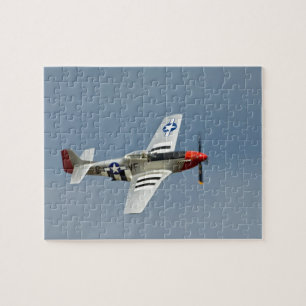 P-51D Mustang-Kämpfer mit dem Puzzle