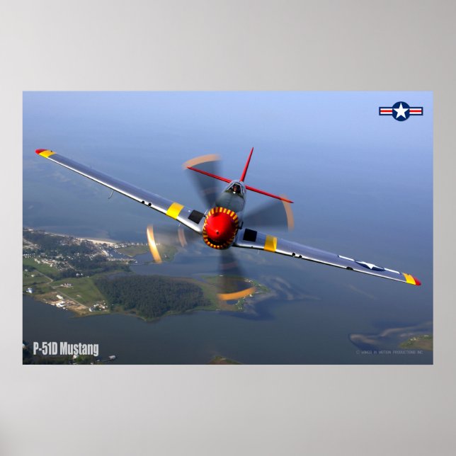 P-51D MUSTANG POSTER (Vorne)
