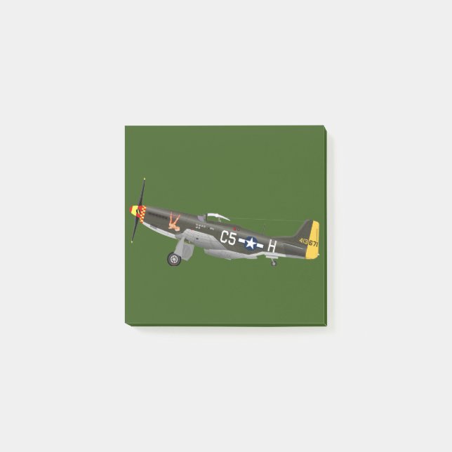 P-51D POST-IT KLEBEZETTEL (Vorderseite)
