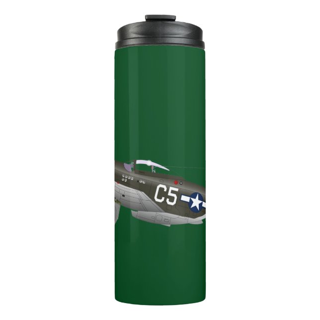 P-51D THERMOSBECHER (Vorderseite)