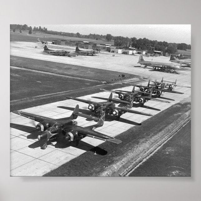 P-61 Schwarze Witwen Poster (Vorne)