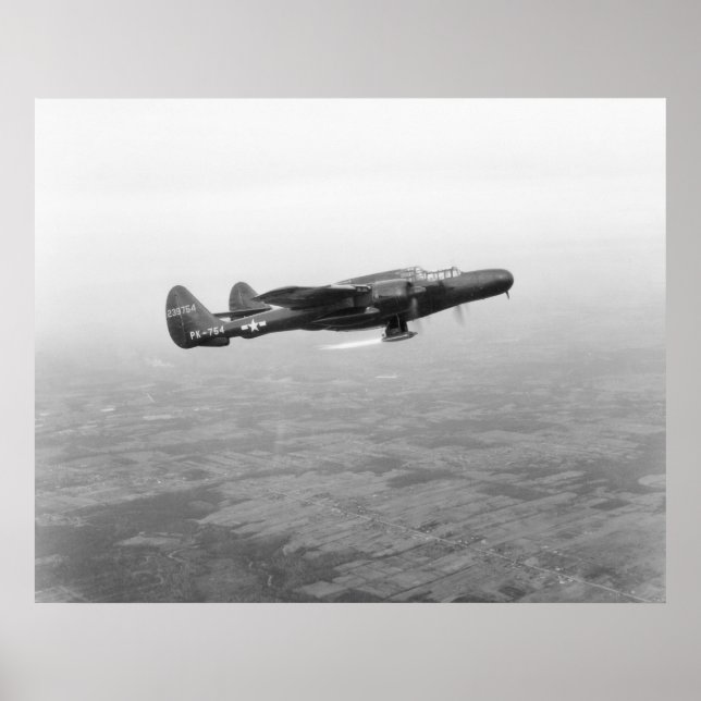 P-61 Schwarzes Fenster Poster (Vorne)