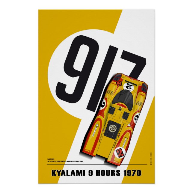 P 917 Siffert-Ahrens Kyalami 1970 Poster (Vorderseite)