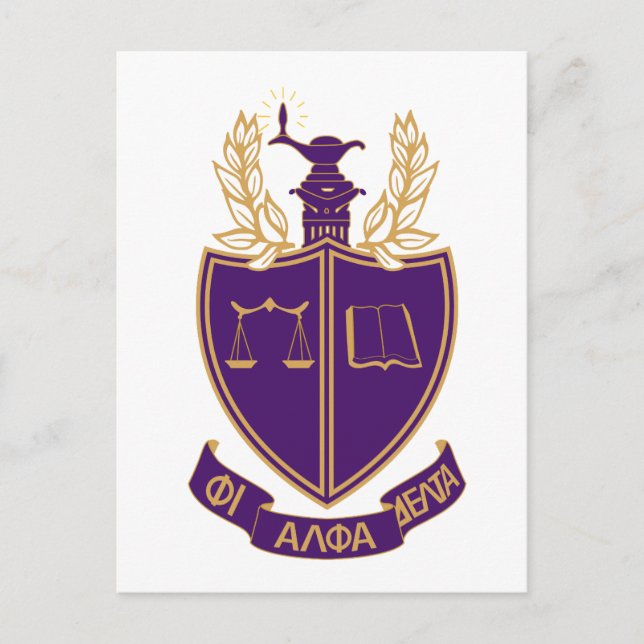 P.A.D. Wappen Postkarte (Vorderseite)