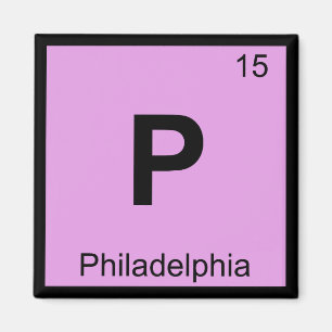 P - Chemie Philadelphias Pennsylvania periodisch Magnet