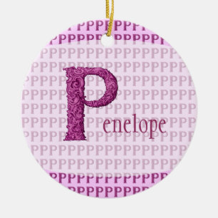 P - Das Falck-Alphabet (Pink) Keramikornament
