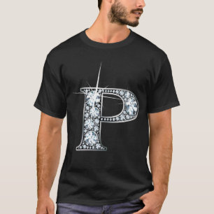 "P" Diamant Bling T - Shirt