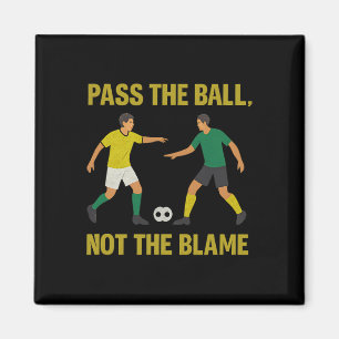 P Die Ll Nicht Die Schuld Fußballfan-Design  Magnet