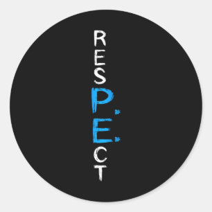 P.e. Lehrerin Pe Teacher School Fitness Gym Cl Runder Aufkleber