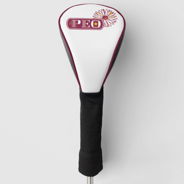 P.E.O.Logo Golf Headcover (Vorderseite)