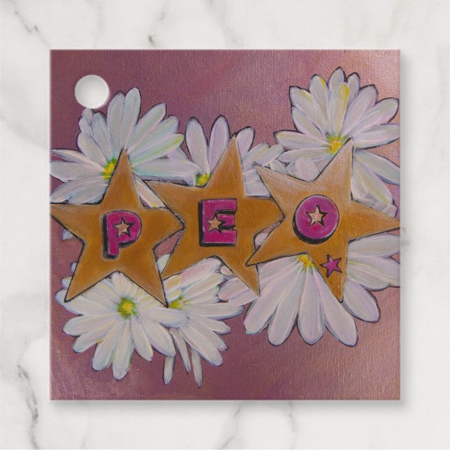 P.E.O. Sisterhood Geschenkanhänger (Vorderseite)