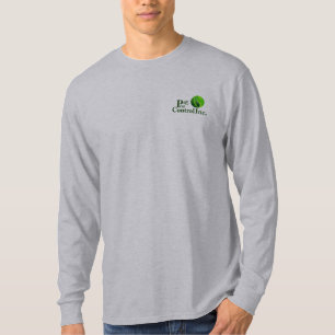 P&E Pest graue Langärmel-Shirt klassisch T-Shirt