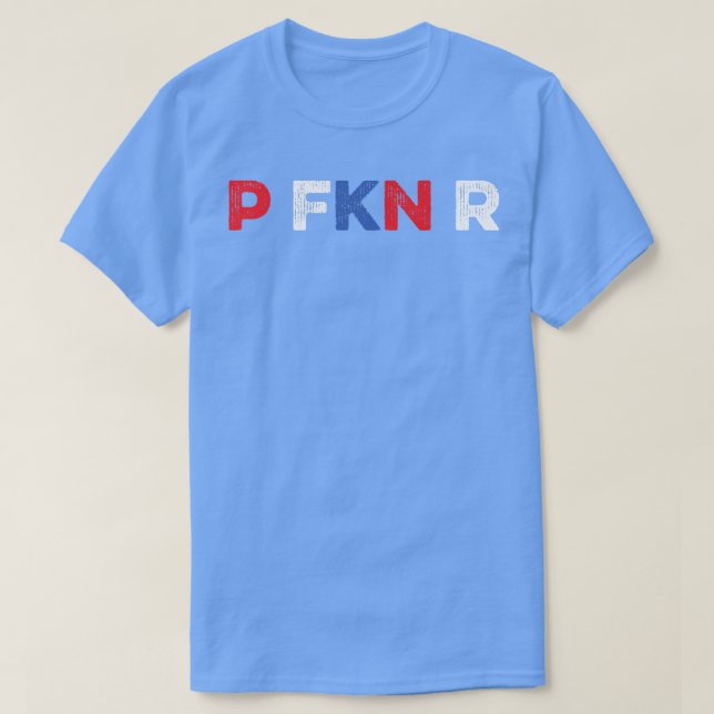 P FKN R Puerto Rico Fan Funny Meme Spanish Music U T-Shirt (Design vorne)