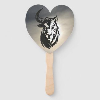 P halb Bulle halb Tiger Fächer