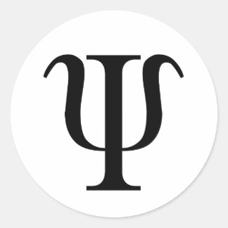 P/in Runder Aufkleber