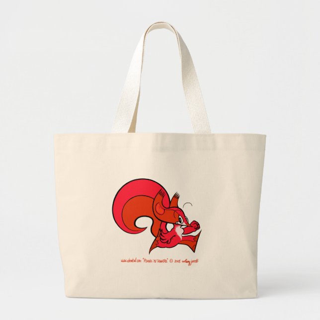 P-/ineichhörnchen-Tasche Jumbo Stoffbeutel (Vorne)