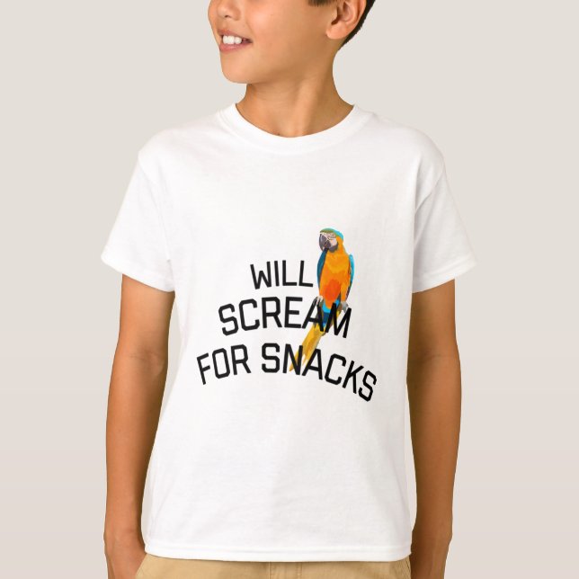 P is for Parrot T-Shirt (Vorderseite)