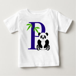 P ist für Panda Baby T-shirt