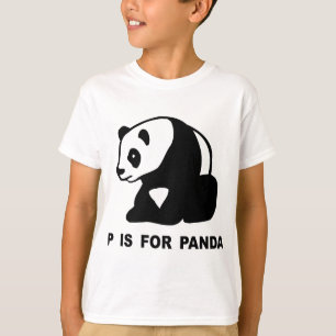 P ist für Panda T-Shirt