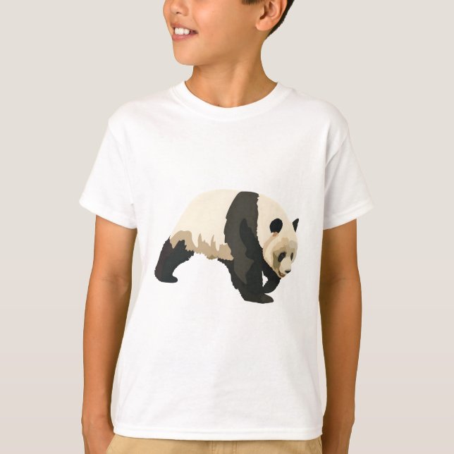 P ist für Panda T-Shirt (Vorderseite)