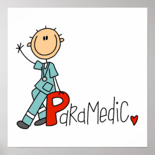 P ist für Paramedic Poster
