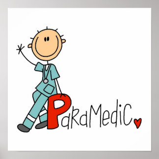 P ist für Paramedic Poster