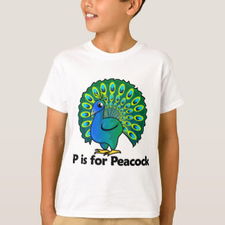 P ist für Pfau T-Shirt