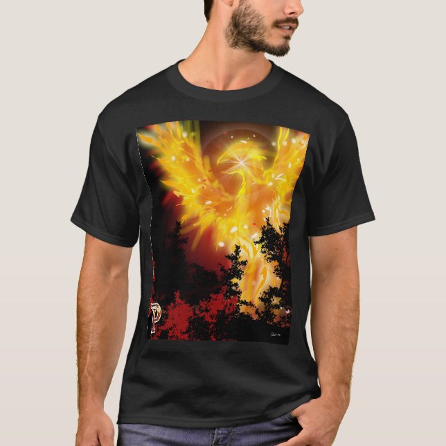 P ist für Phoenix-Entwurf T-Shirt (Vorderseite)