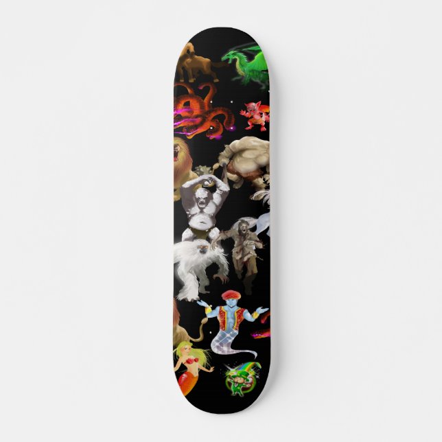P ist für Phoenix Skateboard(Black) Skateboard (Vorne)