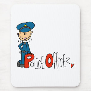 P ist für Polizeibeamten Mousepad
