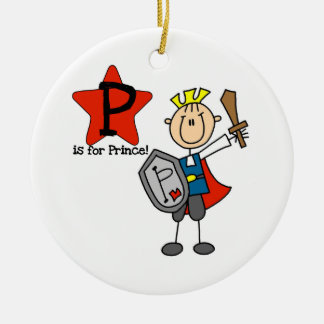 P ist für Prince Keramik Ornament