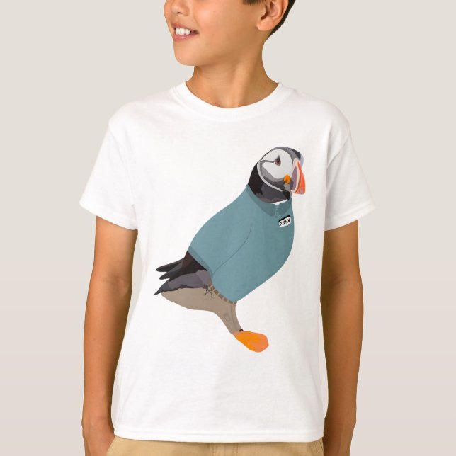 P ist für Puffin T-Shirt (Vorderseite)
