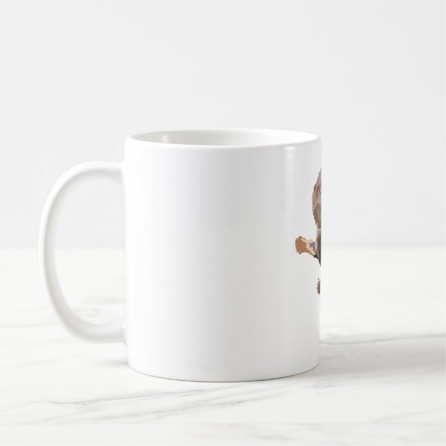 P ist für Pygmy Marmoset Kaffeetasse (Links)