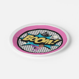 P.J. Tuttles Supergirl, Paper Tellers 7" - AfroPuf Pappteller