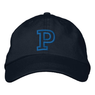 "P" kleiner Athletischer Brief Bestickte Kappe